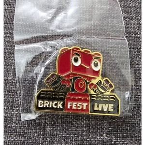 Brick Fest Live Lego Enamel Pin